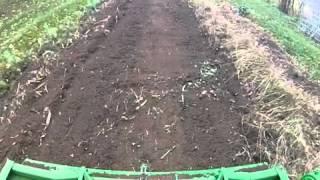 LifeInVT John Deere 2520 King Kutter tilling Vegetable Gard