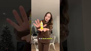 HOW TO USE A GLUCAGON  #t1d #diabetes #typeonediabetes #glucagon #lowbloodsugar #youtubeshorts