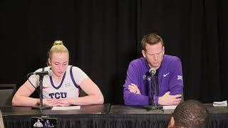 South Carolina 85, TCU 52 | Mark Campbell, Hailey Van Lith Postgame Presser