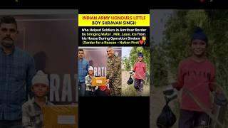 Little Hero Shravan Singh Honoured by Indian Army | Helped Soldiers in Amritsar
