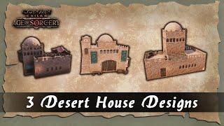 3 DESERT HOUSE DESIGNS [SPEED BUILD] - CONAN EXILES