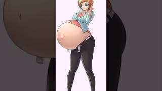 Little Weight gain anime girls - fat sam