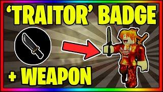 How to get the "TRAITOR" BADGE + SKIN in INFECTED DEVELOPER'S PIGGY ROLEPLAY!  || Roblox