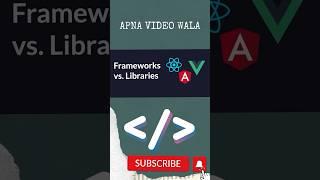 Frameworks vs Libraries: What's the Difference? #framework #coding #javascript #programming