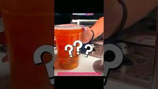 How He Fill This Unique glass .#facts