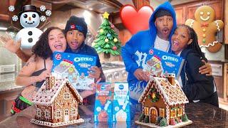 COUPLES GINGERBREAD CONTEST  | Vlogmas day 16