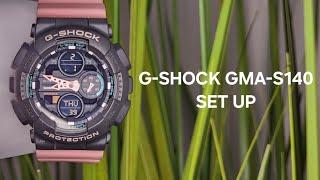 How to set the time on the G-SHOCK GMA-S140