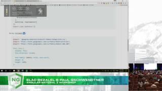 Angular Material 2 Workshop - Elad Bezalel & Paul Gschwendtner