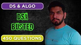 Complete DS ALGO in 450 Questions  First Step to become a SOFTWARE ENGINEER