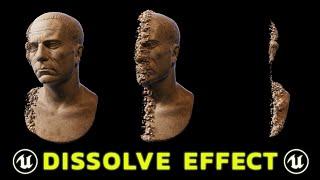 Unreal Engine 5.5 | Quick Dissolve Effect with Motion Design (Under 5 Mins)