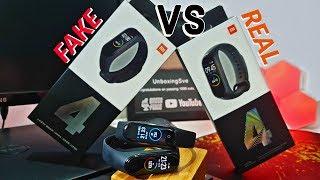 How to Spot is Your Mi Band 4 Fake or Original? || Comparing both Replica and Genuine Mi Band 4