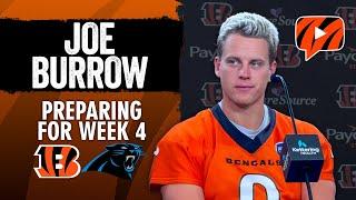 Joe Burrow on Bengals' 0-3 Start, Critical Matchup With Panthers | NFL Week 4