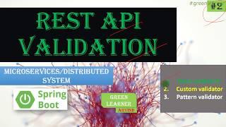 2 REST API Validation || Custom Bean Validation Annotation in Micro-services || Green Learner