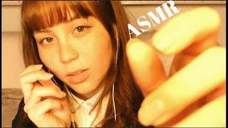 ASMR *TINGLY* Hand Movements & Layered Mouth Sounds, Fluffy Mic For Relaxation ^^
