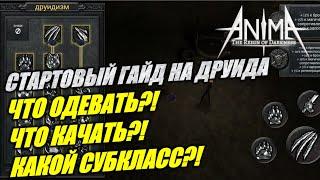 Гайд - как быстро и комфортно стартануть за ДРУИДА! Anima ARPG #AnimaDruid #AnimaДруид