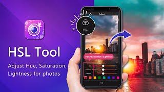 Apply HSL Feature for Brighter Photos | Photo Editing Tutorial | YouCam Perfect #Shorts