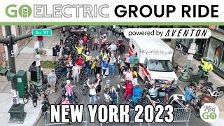 New York 2023 GoElectric Group Ride Powered by Aventon