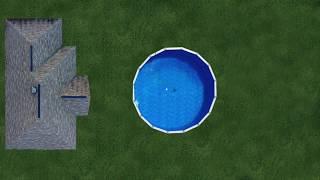 How much backyard space do I need to build an above ground pool?