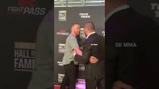 Khabib and Justin gaethje met once again #shorts #khabib