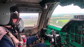 Landing bomber Tu-22M3