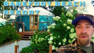 We Stayed in a Yurt at Barefoot Beach Resort, Penticton BC 