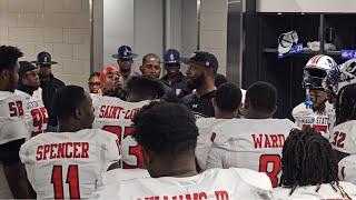  Jackson State Tigers Last Halftime Speech of 2024 before heading back to field at Celebration Bowl