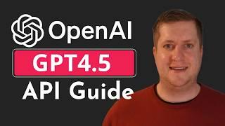 How to use OpenAI API in Python - Getting started with GPT-4.5