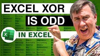 Excel Criteria Secrets: XOR IS ODD in Excel - Episode 2303