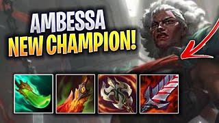 NEW CHAMPION AMBESSA IS SO BROKEN! - Korean Challenger Plays Ambessa TOP vs Jax! | Season 2024