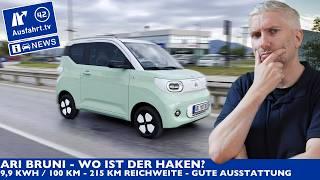 ARI BRUNI: Elektro Kleinwagen mit geringem Verbrauch und einer Reichweite von 215 km - Haken?