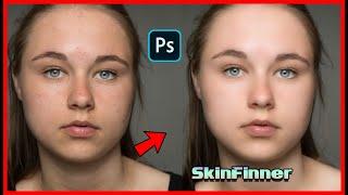 Skinfiner Tutorial: Achieve High-End Skin Retouching in Photoshop || Editing Shorts 1M