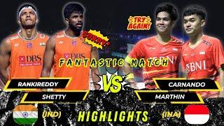 Wow‼️Fantastic matchRankireddy/Shetty vs Carnando/Marthin China Masters