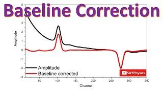 How to subtract baseline in origin