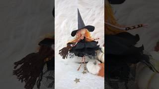 I made a Kitchen Witch doll from a black rose #diydoll #witch #huongharmon