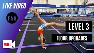 Level 3 Upgrade Front Tumbling Circuit Live with Coach Victoria