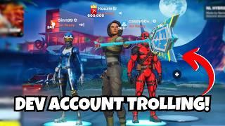 Trolling People with a Fortnite Dev Account (FUNNY)