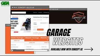 Garage Websites now available from Concept Garage Equipment