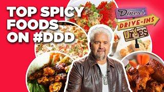 Top #DDD Spicy Food Videos with Guy Fieri Part 2! | Diners, Drive-Ins and Dives | Food Network