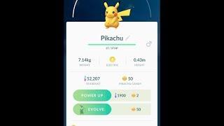 Pokemon go Pikachu evolve step by steps