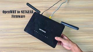 Revert NETGEAR from OpenWRT