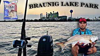 How to catch Redfish at Braunig Lake (San Antonio, TX) | Freshwater Redfish