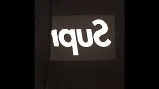 Supreme Black CDG bog logo hoodie FW2018 legit check