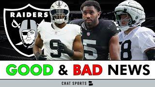 Raiders Just Got GOOD & BAD News Before The Panthers Game