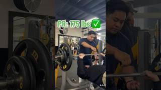 New PR for flat bench : 175 lbs