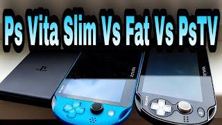 Ps Vita Slim Vs Ps Vita Fat Vs PsTV