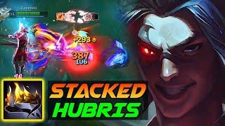 STACKED HUBRIS KAYN IS ONESHOT MACHINE