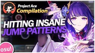 10 minutes of hitting insane jump patterns | osu! Compilation