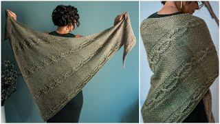 Step-by-Step: How to Knit the Gorgeous Cables in the Stunningly Elegant Vineyard Shawl + Win Yarn!