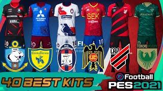 40 BEST JERSEY PES 2021 MOBILE || No Patch