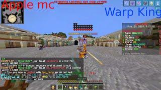 Dominating Warp PvP In Apple Mc || Apple Mc Deadliest Server